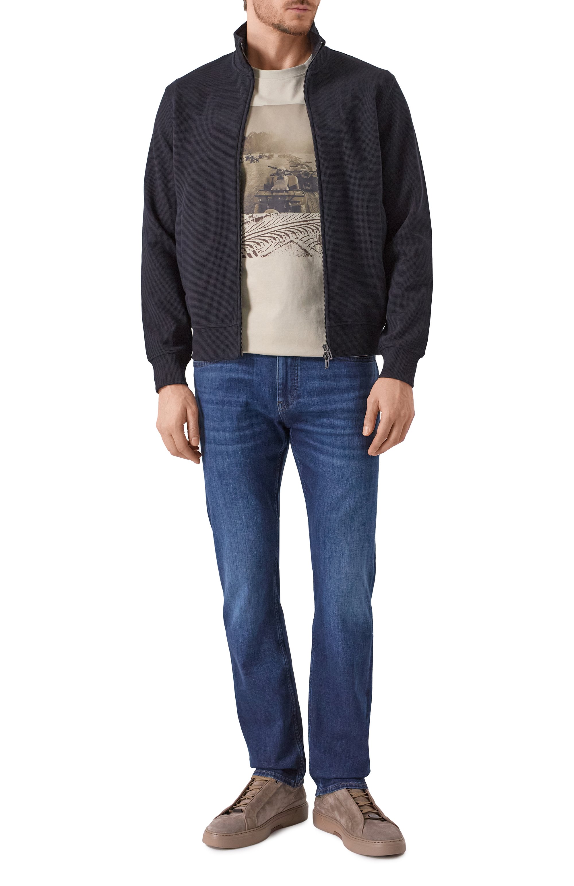 Хлопковая футболка BOSS ORANGE, арт. 50539187, фото 2