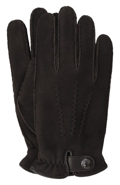 Мужские замшевые перчатки BOSS, арт. 50526829