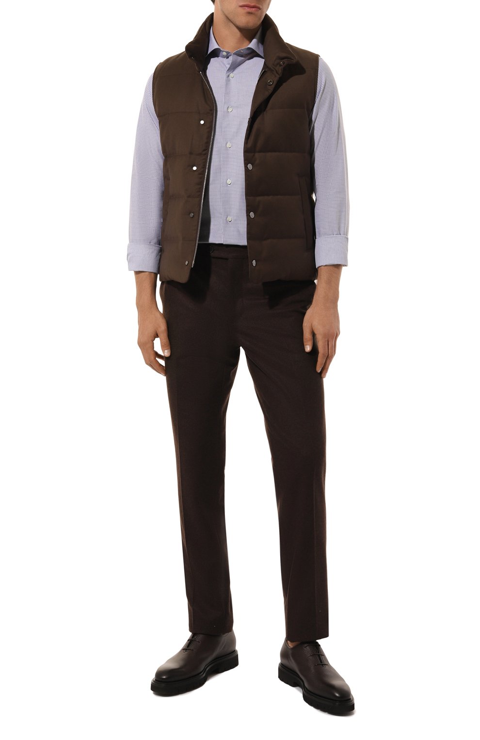 Хлопковая рубашка CANALI, арт. NCLX098/GR03305, фото 2