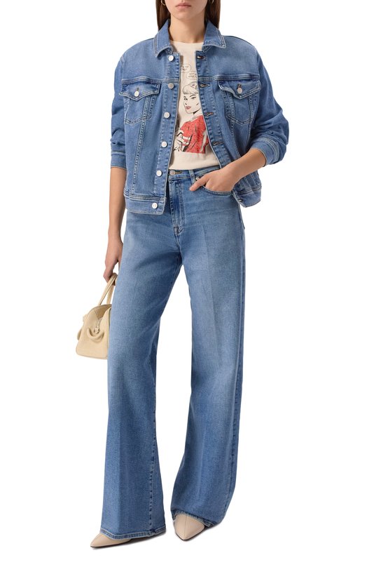 Джинсы Lotta 7 For All Mankind 7UG20120-1ZP Голубой  7UG20120-1ZP Фото 2