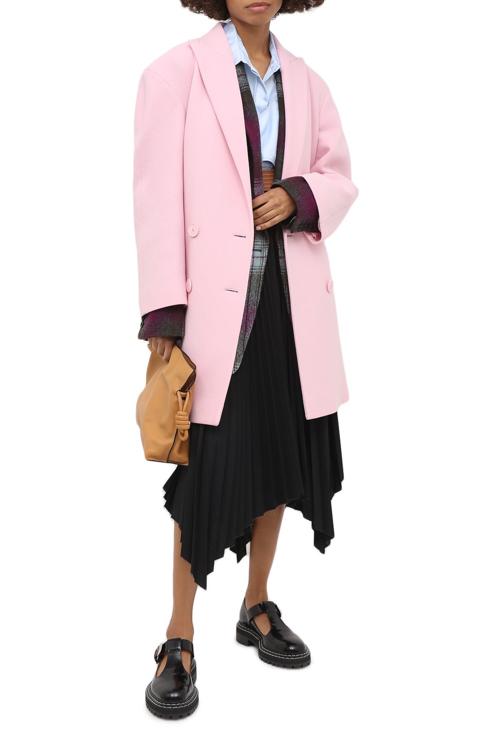 Шерстяное пальто GIVENCHY розового цвета по цене 266000 руб., арт. BWC06W127Y, фото 3 Шерстяное пальто GIVENCHY, арт. BWC06W127Y, фото 3