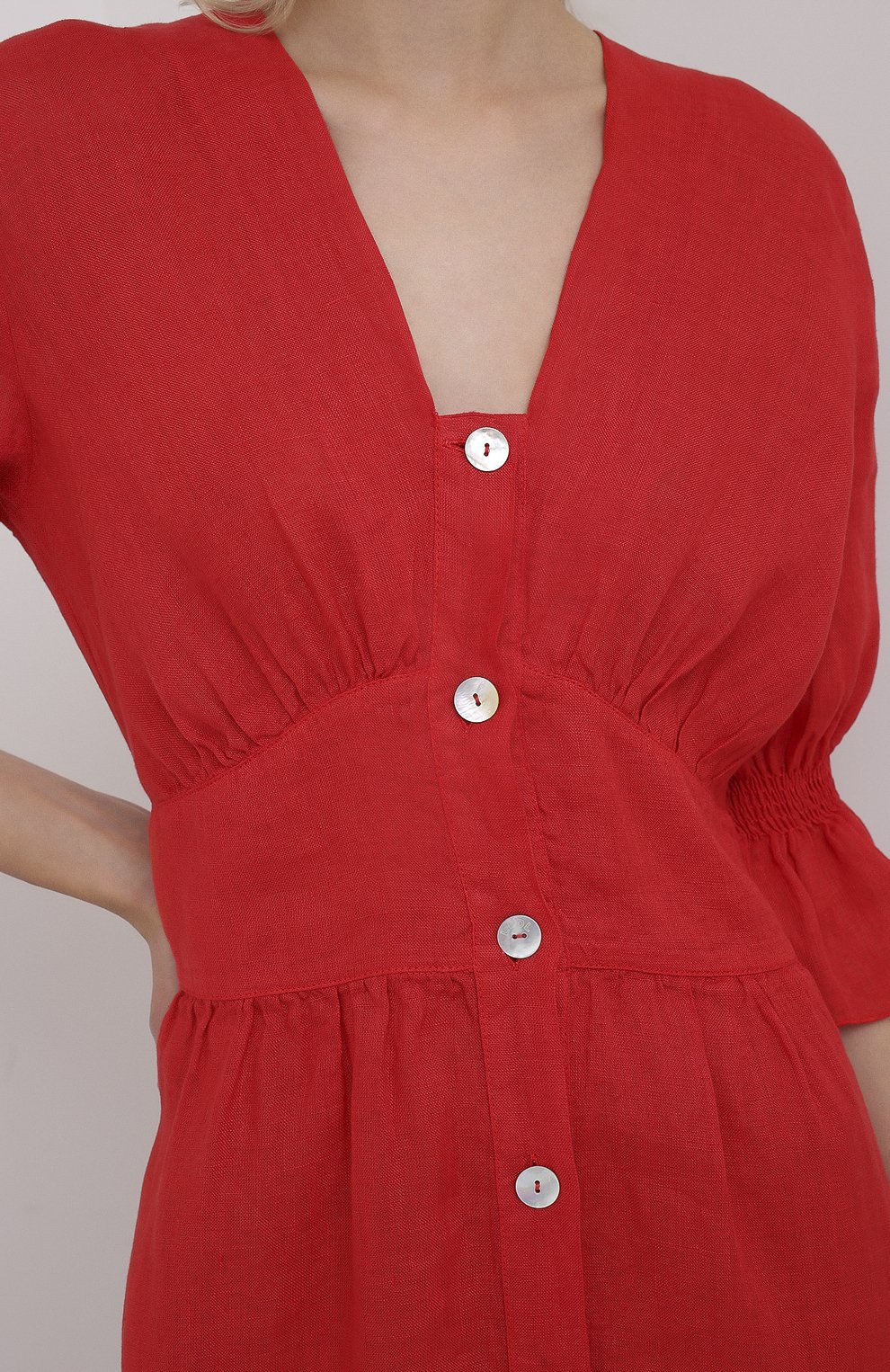 Льняное платье LA FABBRICA DEL LINO, арт. 00313, фото 5