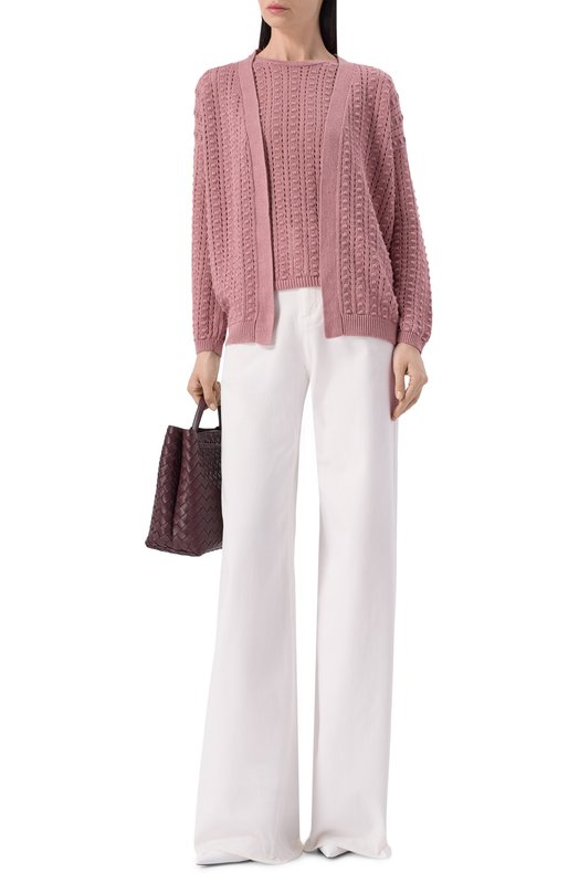 Кардиган изо льна и хлопка MVST M26.CSW.K434/BUDDHA Розовый  M26.CSW.K434/BUDDHA Фото 2