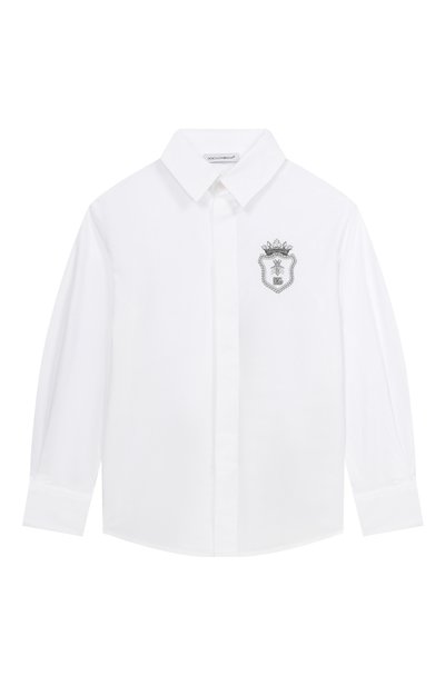Хлопковая рубашка DOLCE & GABBANA, арт. L43S92/G7PMG