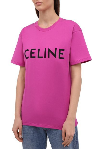 Хлопковая футболка CELINE, арт. 2X764501F, фото 3