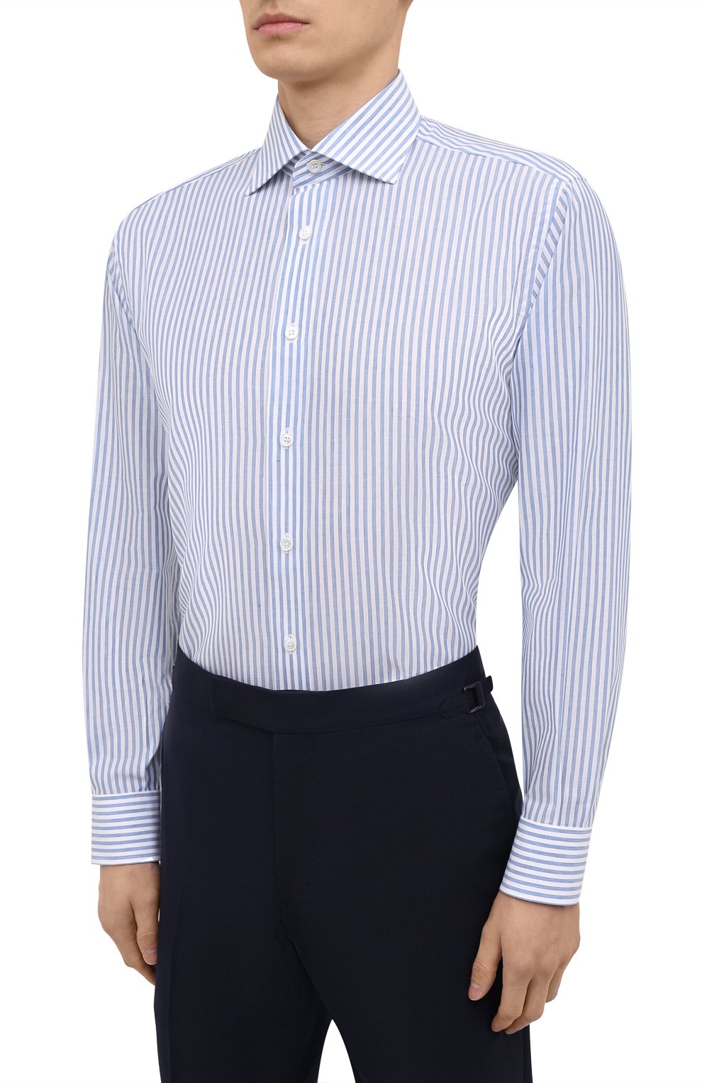 Сорочка из хлопка и льна BRIONI, арт. RCA10N/P005R, фото 3