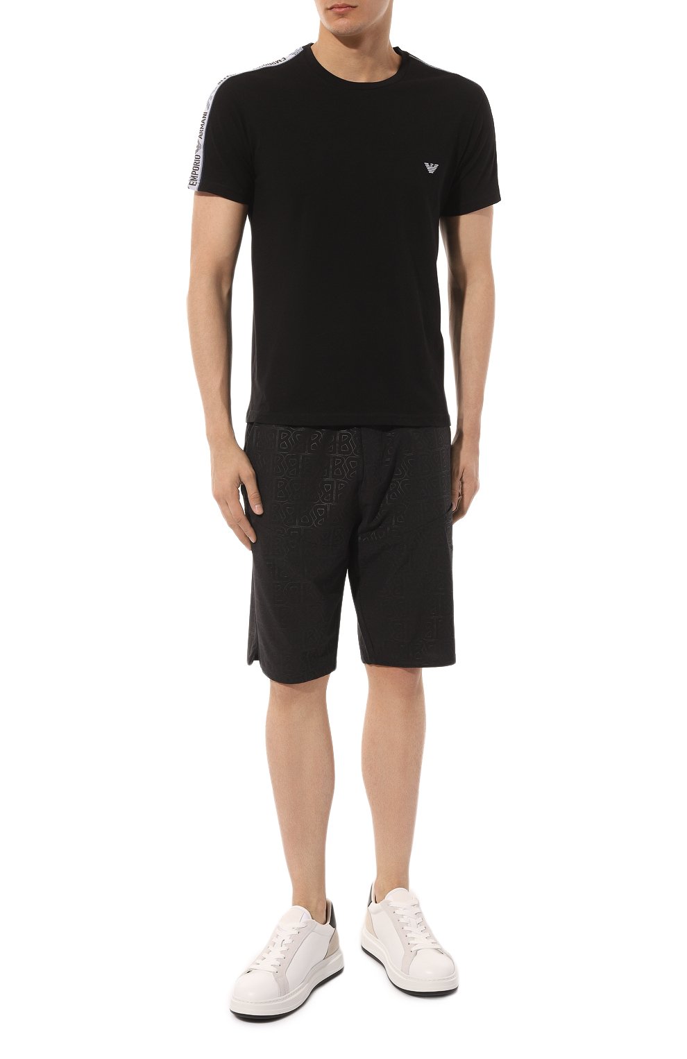 Хлопковая футболка EMPORIO ARMANI, арт. 211845/4R475, фото 2