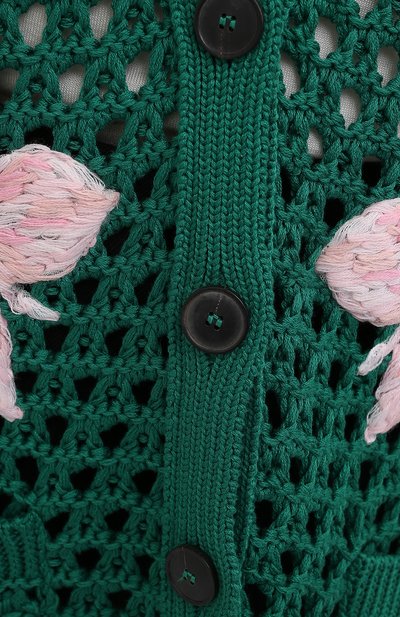 Хлопковый кардиган VALENTINO, арт. VB0KA02C6DT, фото 5