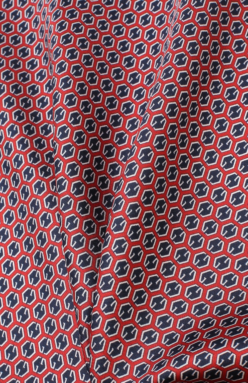 Шелковый платок GUCCI красного цвета по цене 18720 руб., арт. 581793/4G001, фото 2 Шелковый платок GUCCI, арт. 581793/4G001, фото 2