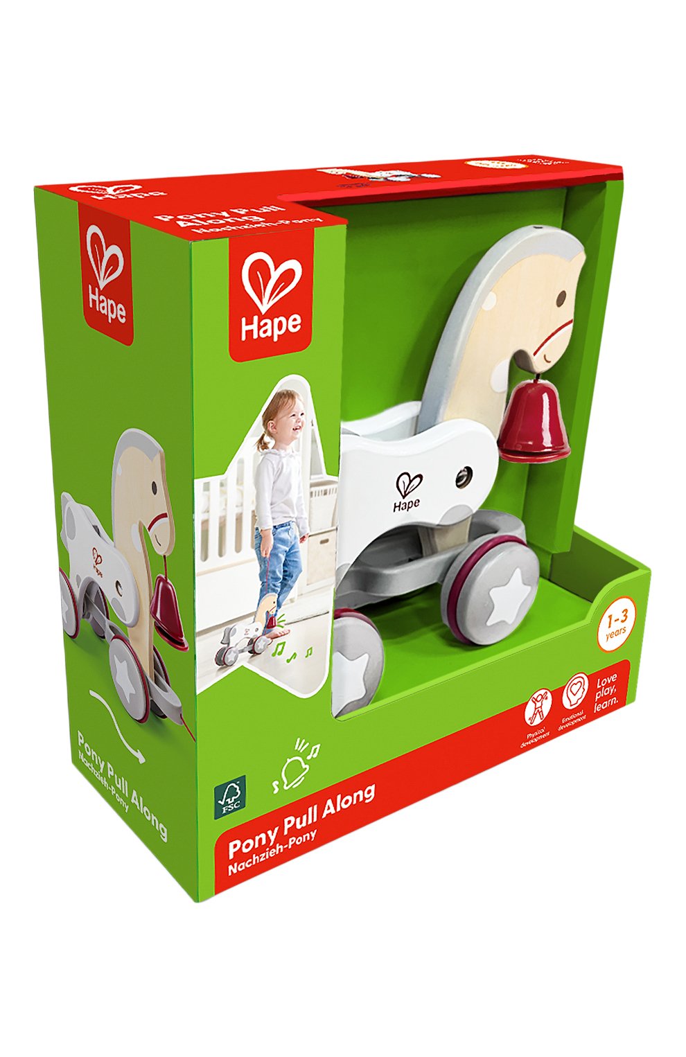 Игрушка-каталка пони HAPE, арт. E0367_HP, фото 3