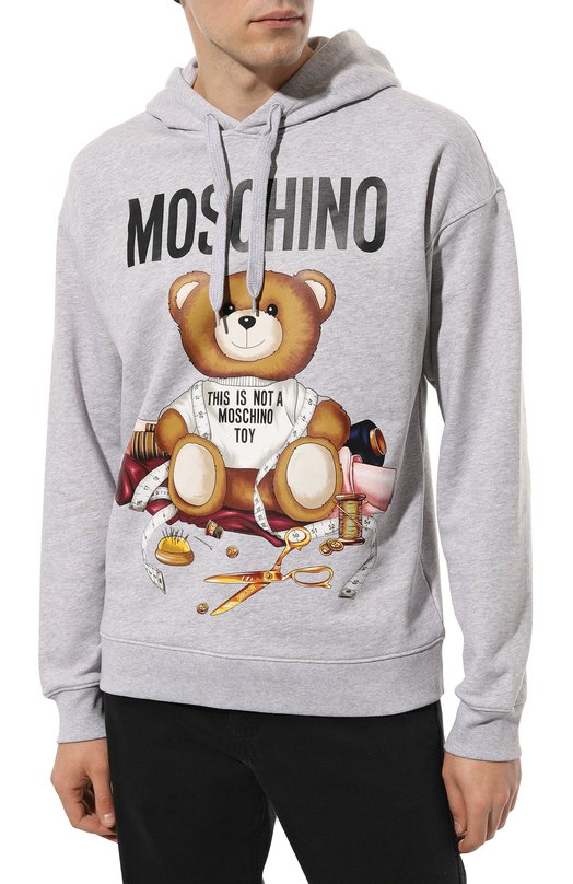 фото Хлопковое худи moschino