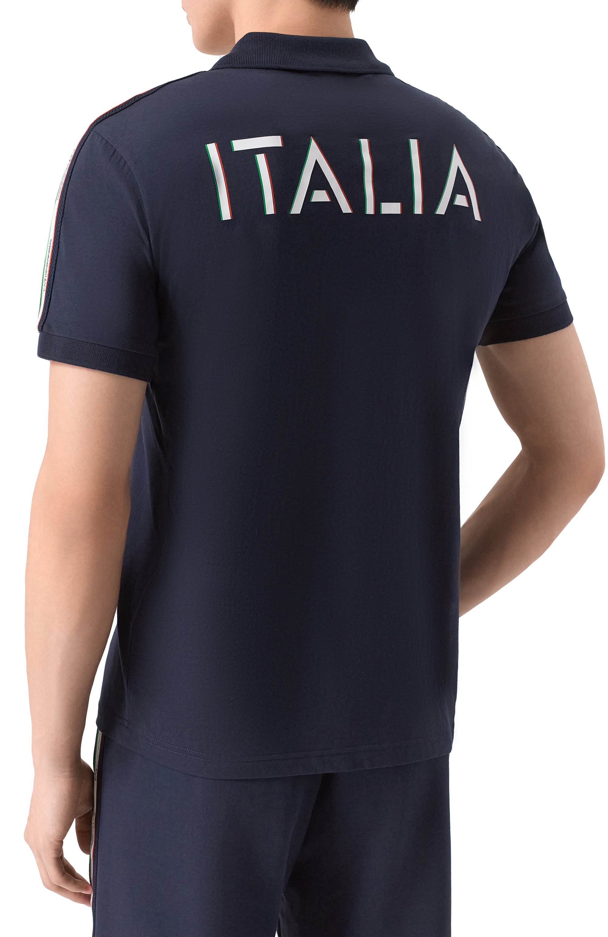 Хлопковое поло EA7, арт. 7M001862/AF12503, фото 4