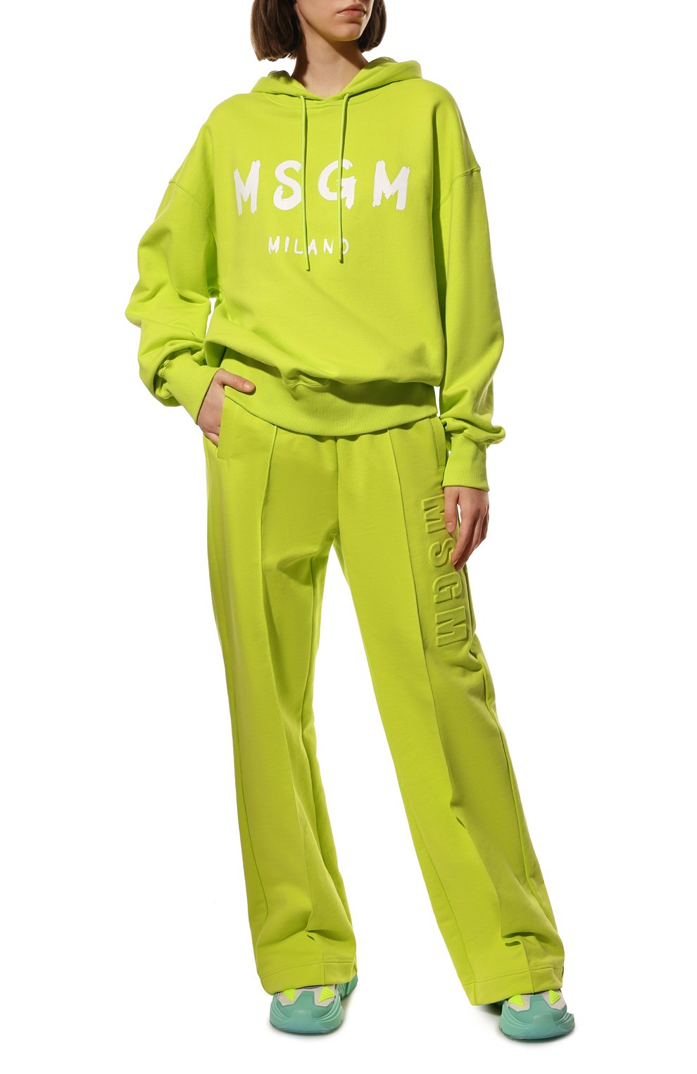 Хлопковое худи MSGM, арт. 3241MDM515 227299, фото 2