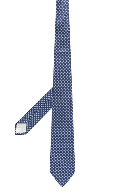 Шелковый галстук GIORGIO ARMANI синего цвета по цене 24250 руб., арт. GM000800/TE13668, фото 3 Шелковый галстук GIORGIO ARMANI, арт. GM000800/TE13668, фото 3