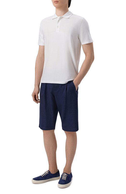 Хлопковые шорты Capobianco 20M753.BL00. Синий  20M753.BL00. Фото 2