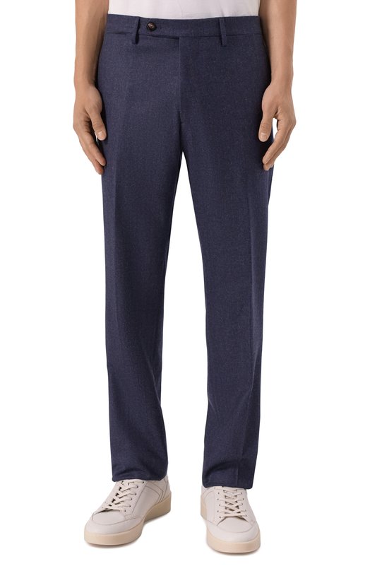 Шерстяные брюки Andrea Campagna SC/1 ALC/FA1386X Синий  SC/1 ALC/FA1386X Фото 3