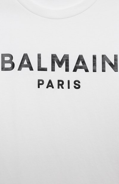 Хлопковая футболка BALMAIN, арт. BU8P21, фото 3