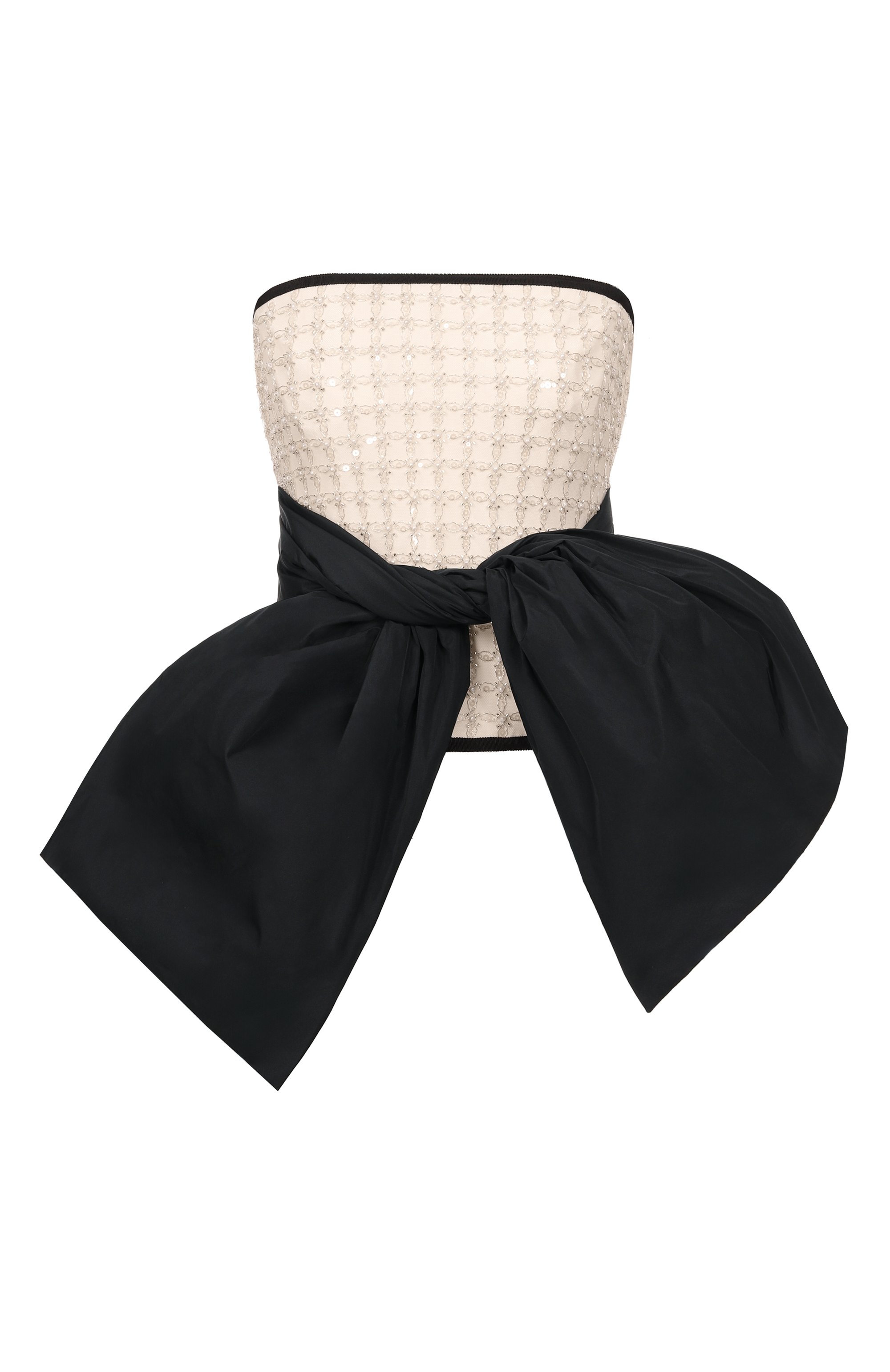 Топ с отделкой пайетками и бисером ELIE SAAB, арт. T0285NR26/TU023, фото 1