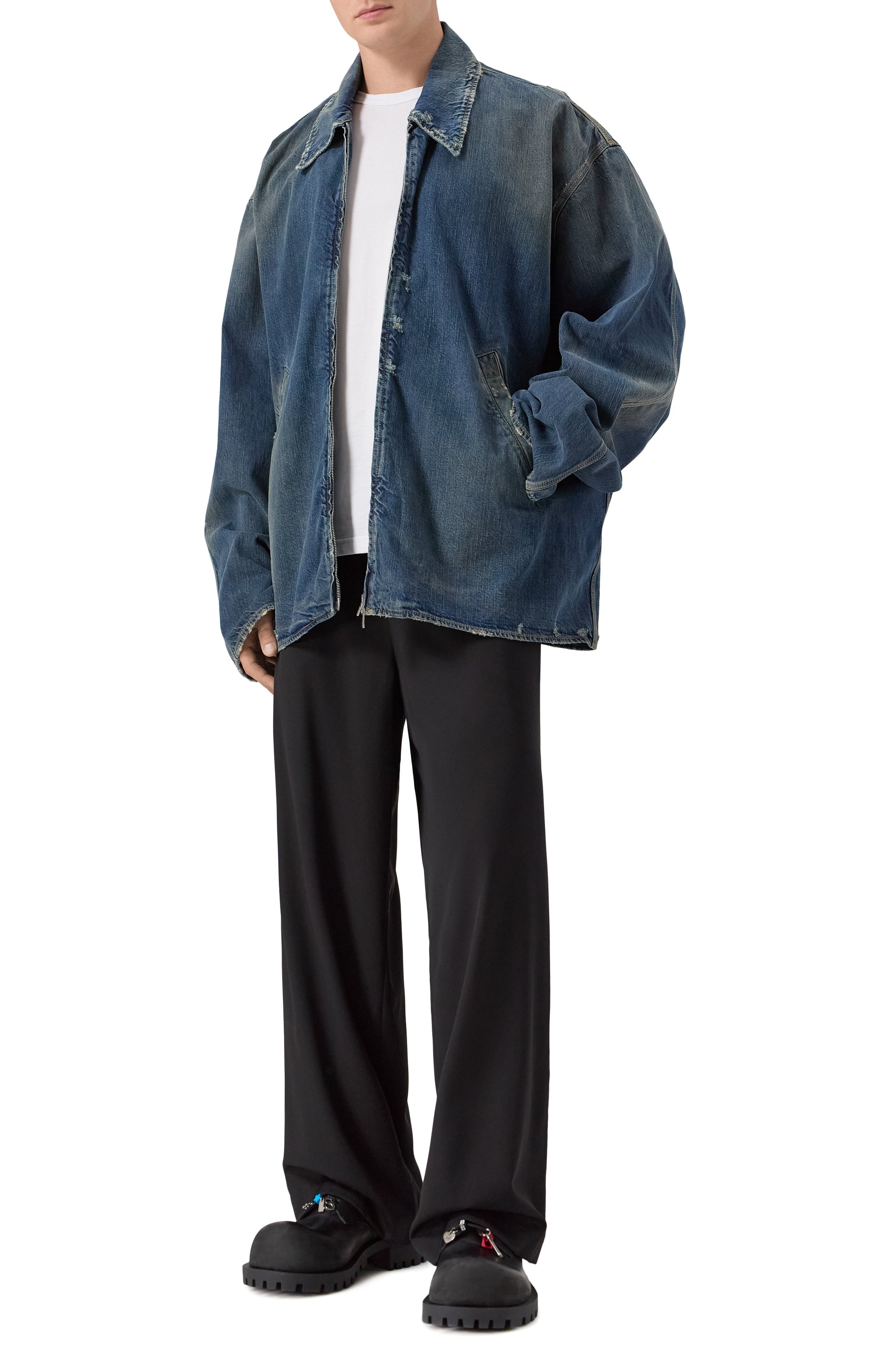 Кожаные дерби hummer BALENCIAGA, арт. 786136/WCDA3, фото 2