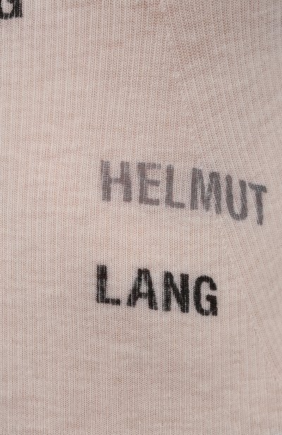 Шерстяной пуловер HELMUT LANG кремового цвета по цене 29750 руб., арт. L04HW714, фото 5 Шерстяной пуловер HELMUT LANG, арт. L04HW714, фото 5