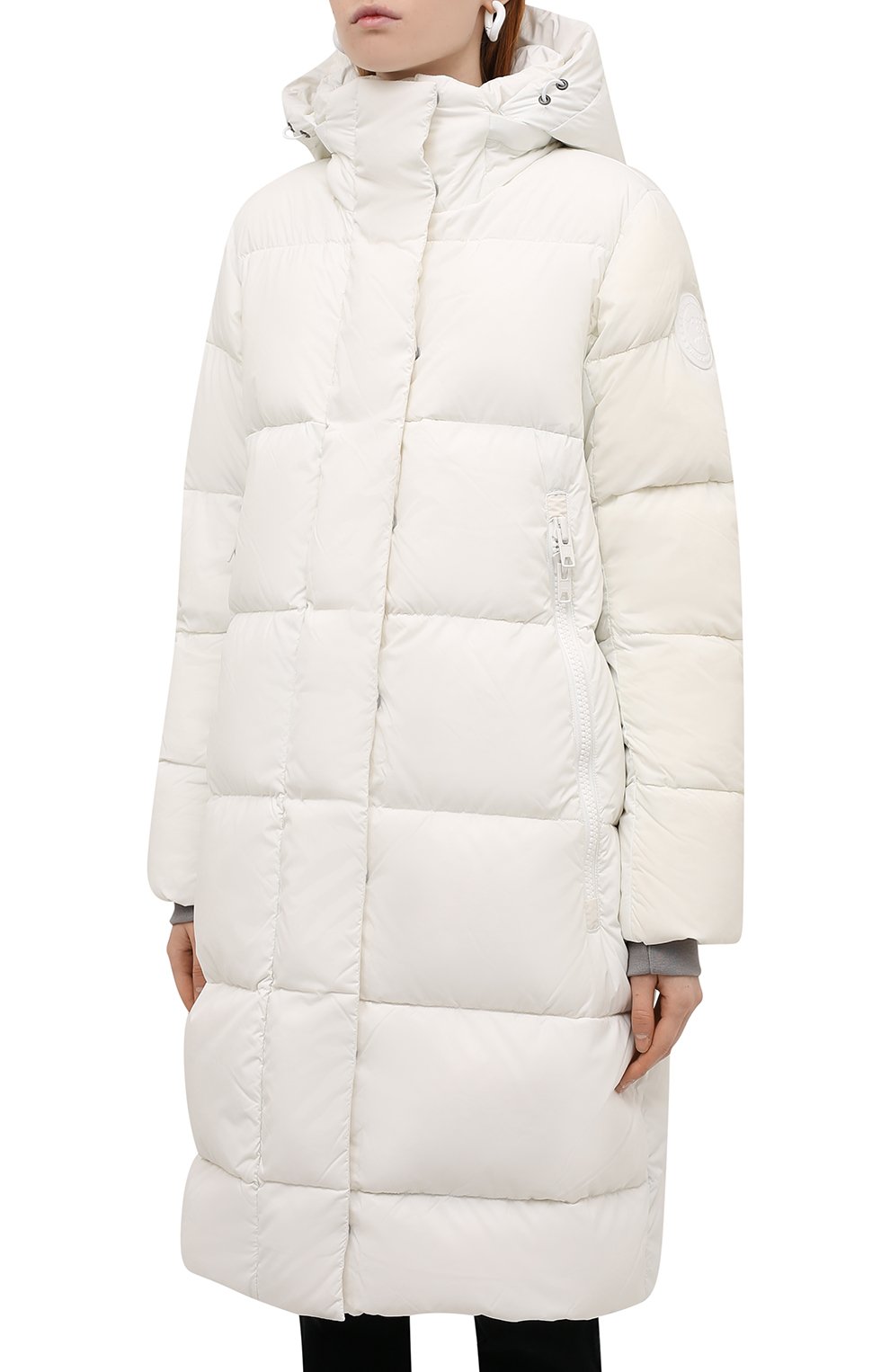 Пуховик CANADA GOOSE белого цвета по цене 146000 руб., арт. 2610LB1, фото 3 Пуховик CANADA GOOSE, арт. 2610LB1, фото 3