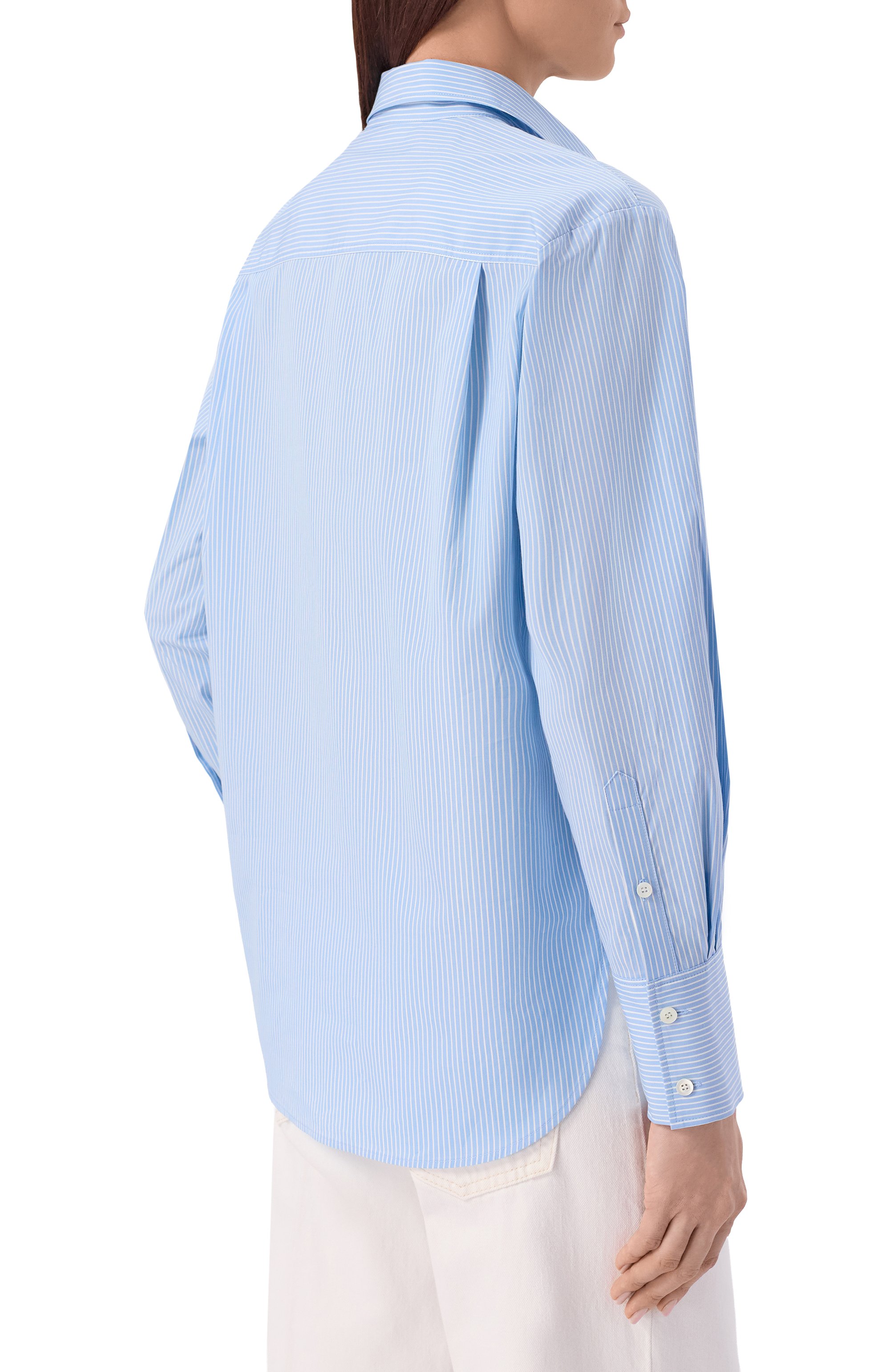 Хлопковая рубашка FRAME DENIM, арт. WS26WSH004/THE STRIPED B0Y SHIRT, фото 4