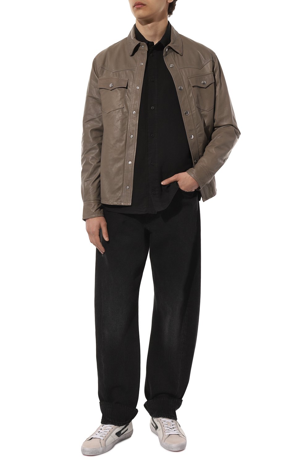 Рубашка из хлопка и льна TRANSIT, арт. CFUTRTW320, фото 2