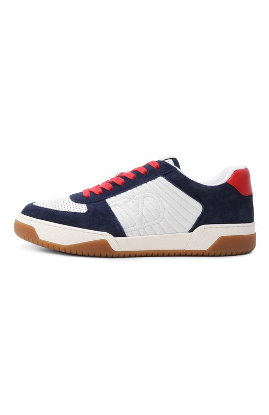 Кожаные кеды Sparry Valentino 8Y0S0M78/ZZM Разноцветный  8Y0S0M78/ZZM Фото 3