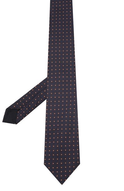 Шелковый галстук CORNELIANI темно-синего цвета по цене 14250 руб., арт. 85U302-0120372/00, фото 2 Шелковый галстук CORNELIANI, арт. 85U302-0120372/00, фото 2