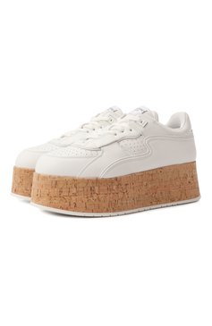 Женские кожаные кеды freedots xl VALENTINO белого цвета, арт. 6W2S0IG5/NGG | Фото 1 (Материал внутренний: Текстиль; Драгоценные камни: Проставлено; Материал внешний: Натуральная кожа; Подошва: Платформа; Материал сплава: Проставлено; Кросс-КТ: Низкие; Материал утеплителя: Без утеплителя; Стили: Гранж)