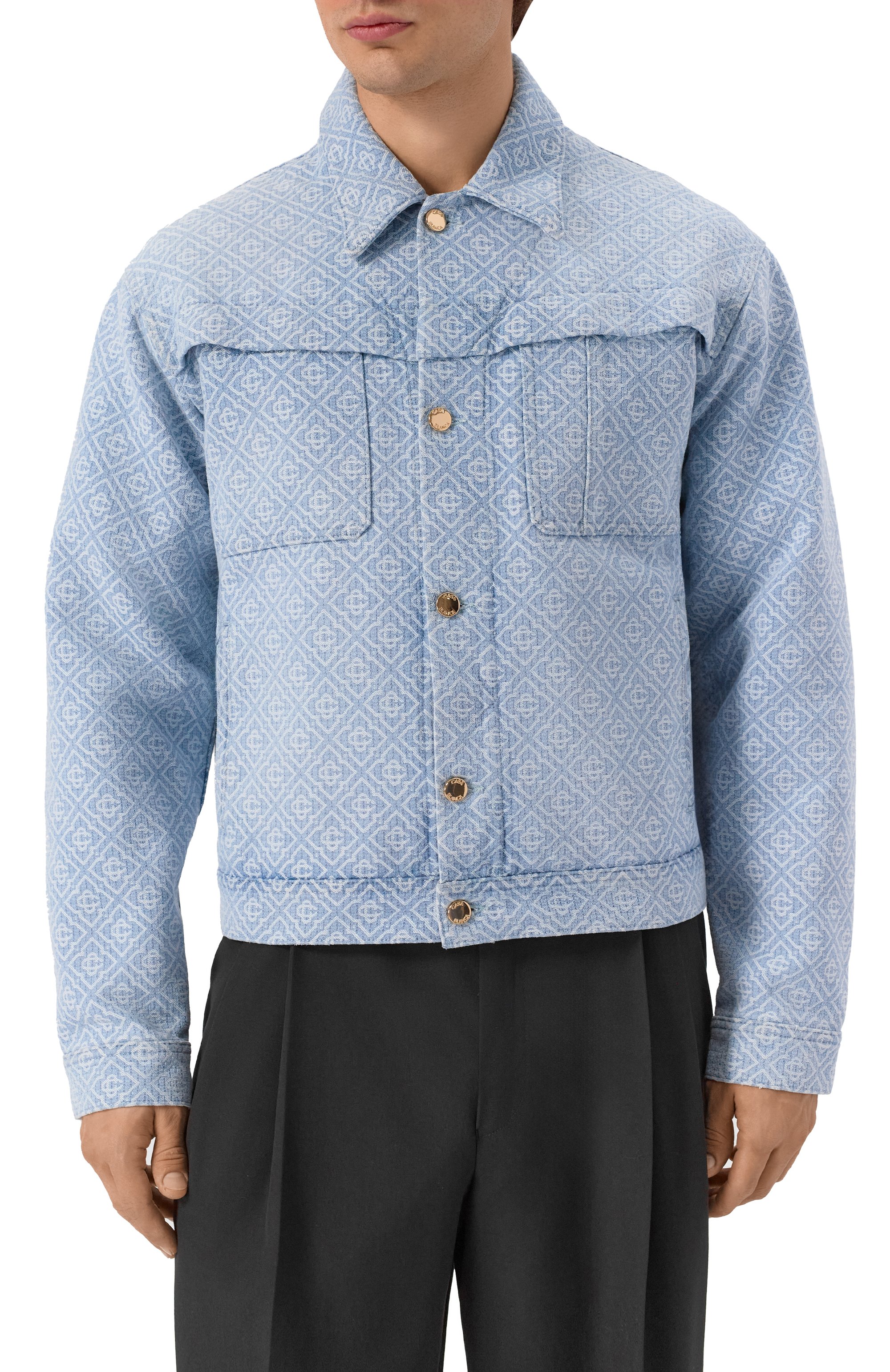 Хлопковая куртка CASABLANCA, арт. MPF25-JK-401-02, фото 3