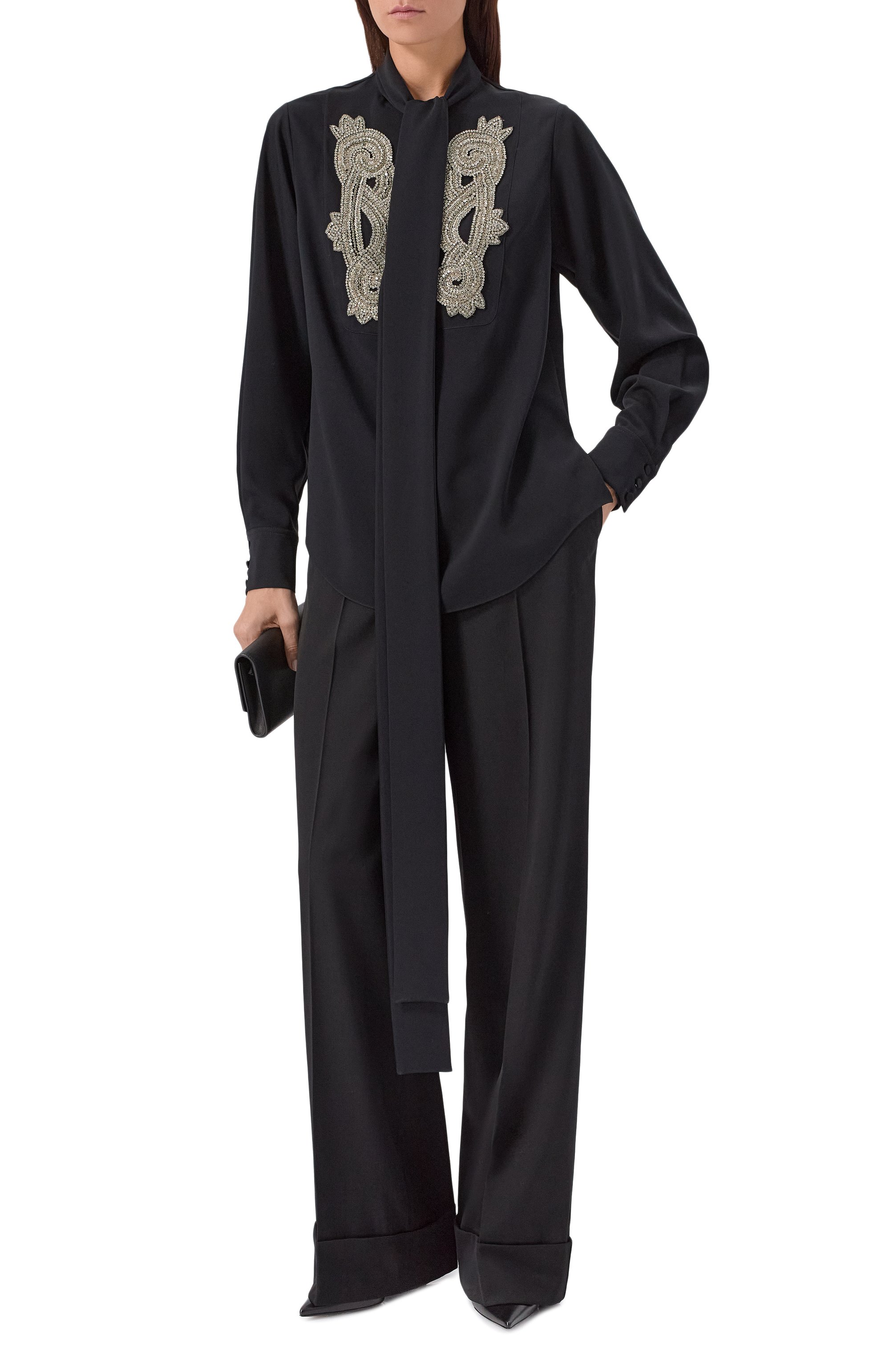 Блузка ZUHAIR MURAD, арт. PBL25019/CRCA018, фото 2