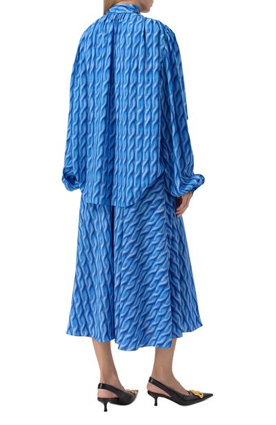 Атласное платье BALENCIAGA, арт. 814150/TRLB4, фото 4