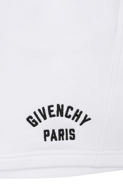 Хлопковые шорты GIVENCHY белого цвета по цене 33800 руб., арт. H31100, фото 3 Хлопковые шорты GIVENCHY, арт. H31100, фото 3