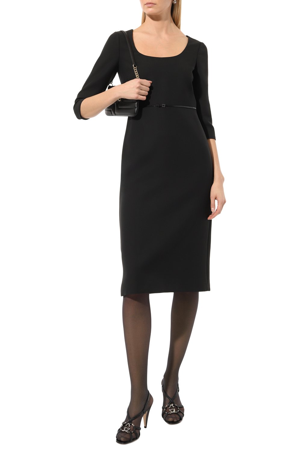 Платье из шелка и шерсти GUCCI, арт. 622975 ZAD88, фото 2