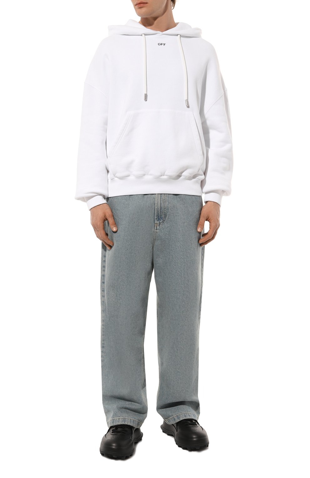 Хлопковое худи OFF-WHITE, арт. 0MBB118C99FLE001, фото 2