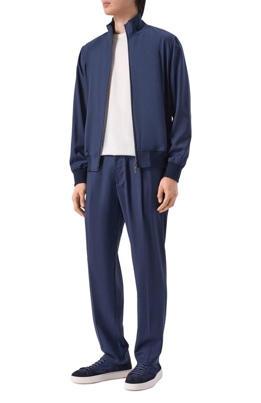 Шерстяная толстовка Capobianco 20M463.UN00. Синий  20M463.UN00. Фото 2