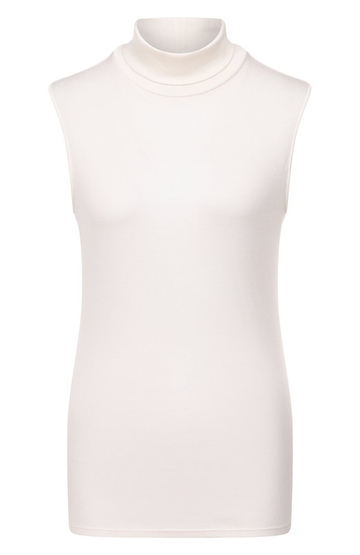 Топ из шелка и хлопка 12 STOREEZ 135367 Кремовый 135367