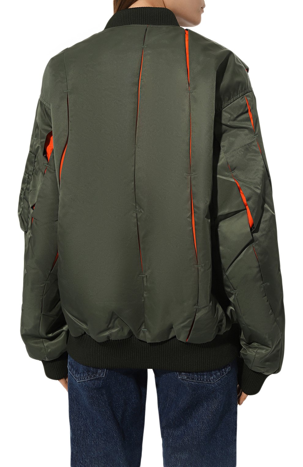 Бомбер RED SEPTEMBER хаки цвета по цене 60000 руб., арт. 324.01.55.01.1, фото 4 Бомбер RED SEPTEMBER, арт. 324.01.55.01.1, фото 4