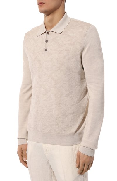 Поло из шерсти и шелка ZILLI, арт. KBP001M0230VRPP00, фото 3