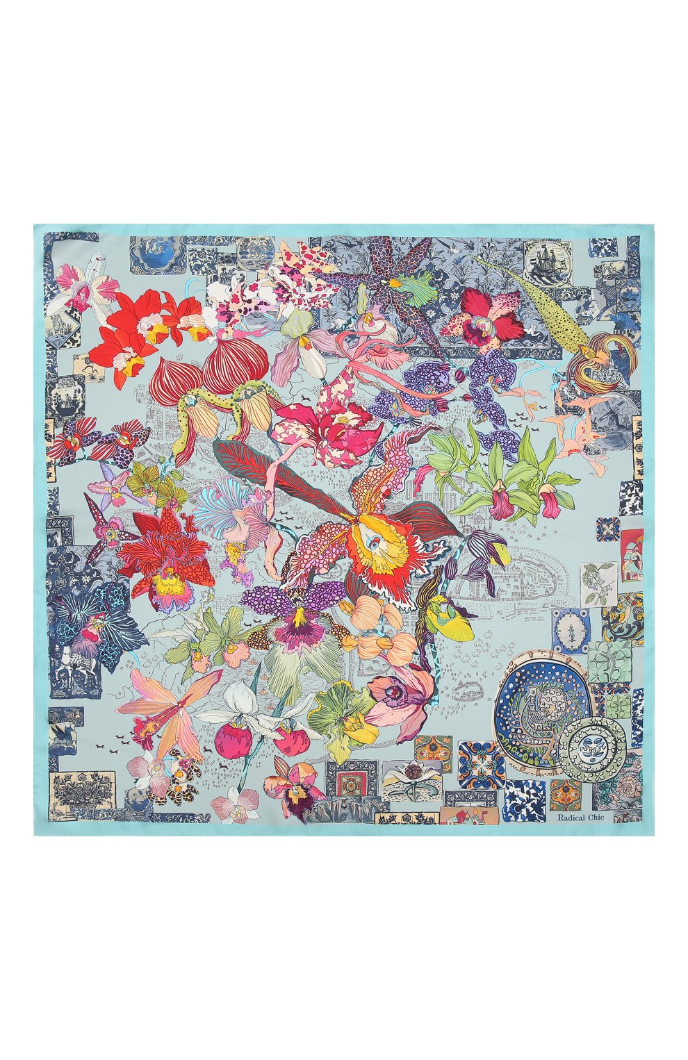 Шелковый платок orchid’s trip to moscow RADICAL CHIC, арт. 250975.07.02, фото 5