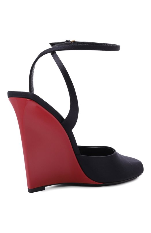 Текстильные туфли La Scandale 110 Saint Laurent 818007/9QNA0 Синий  818007/9QNA0 Фото 5