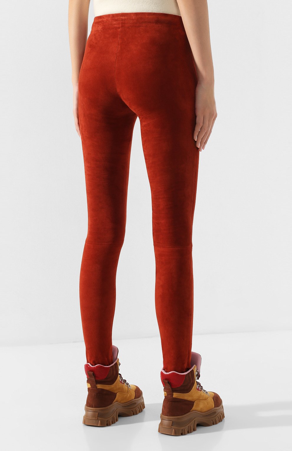 Кожаные легинсы DROME, арт. DPD1717R/D734, фото 4