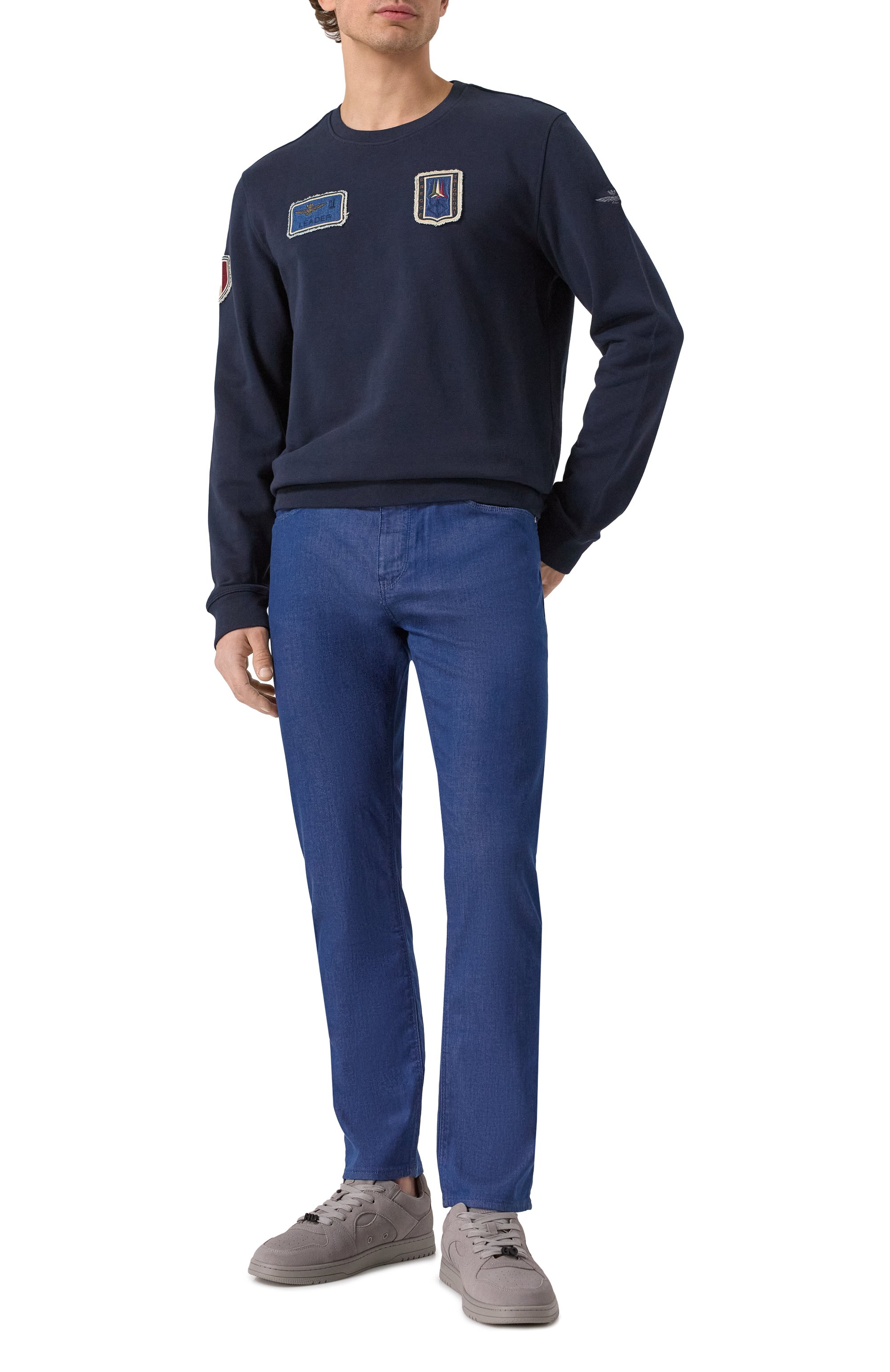 Хлопковый свитшот AERONAUTICA MILITARE, арт. 251FE2004F563, фото 2