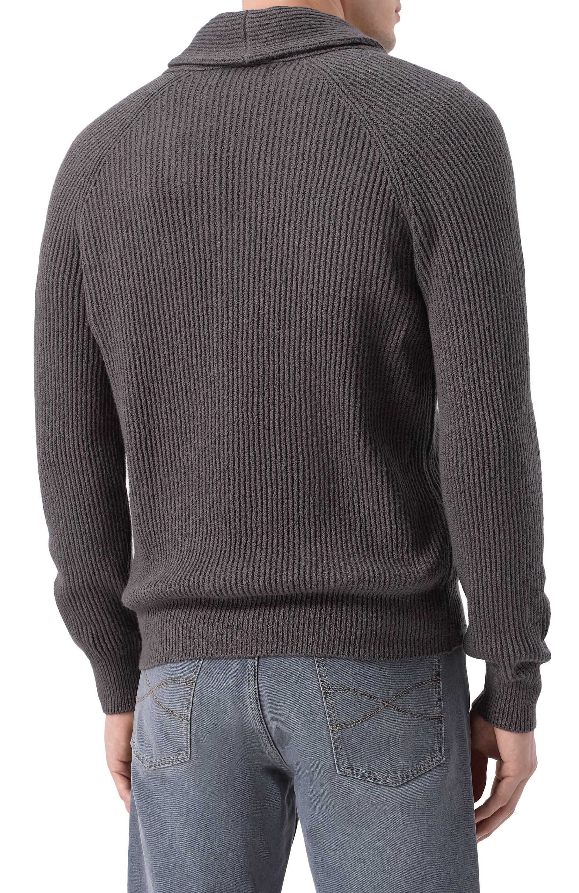 Хлопковый кардиган BRUNELLO CUCINELLI, арт. MNI708606, фото 4