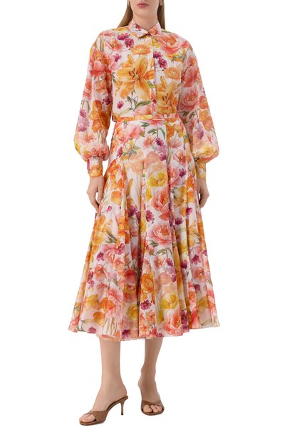 Блузка из хлопка и шелка YVON, арт. 0 160809, фото 2