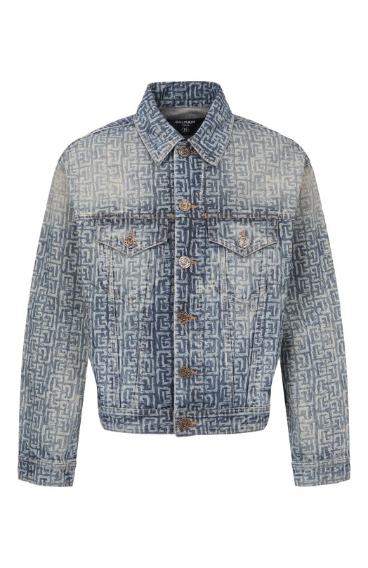 Джинсовая куртка Balmain GH1TC330/DG12 Синий GH1TC330/DG12