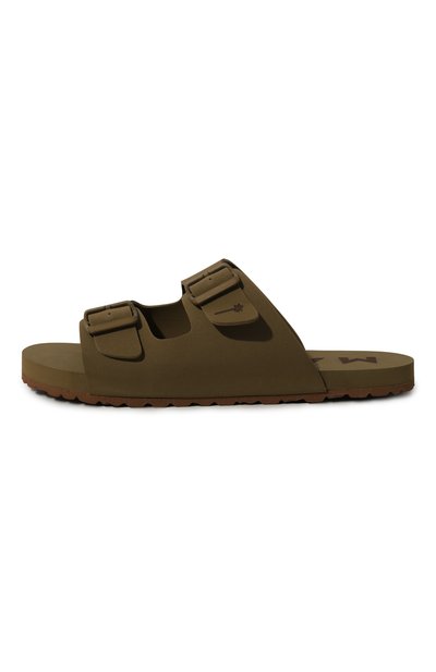 Шлепанцы MANEBI хаки цвета по цене 12550 руб., арт. R 4.1 EM, фото 4 Шлепанцы MANEBI, арт. R 4.1 EM, фото 4