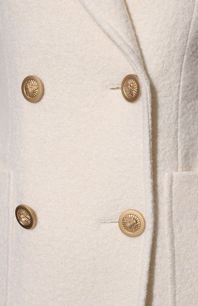 Шерстяной жакет SEVEN LAB молочного цвета по цене 29400 руб., арт. JV milk, фото 5 Шерстяной жакет SEVEN LAB, арт. JV milk, фото 5