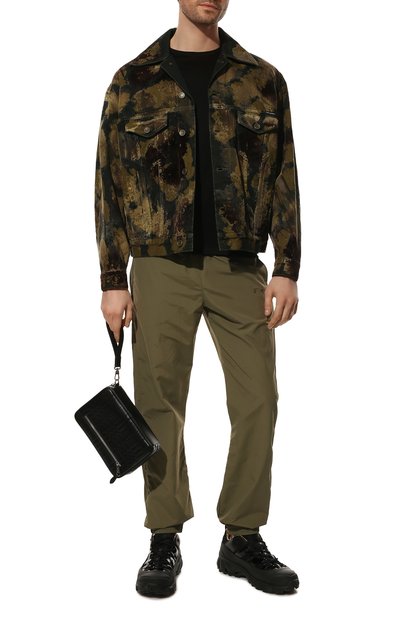 Кожаная борсетка BURBERRY, арт. 8049327, фото 3